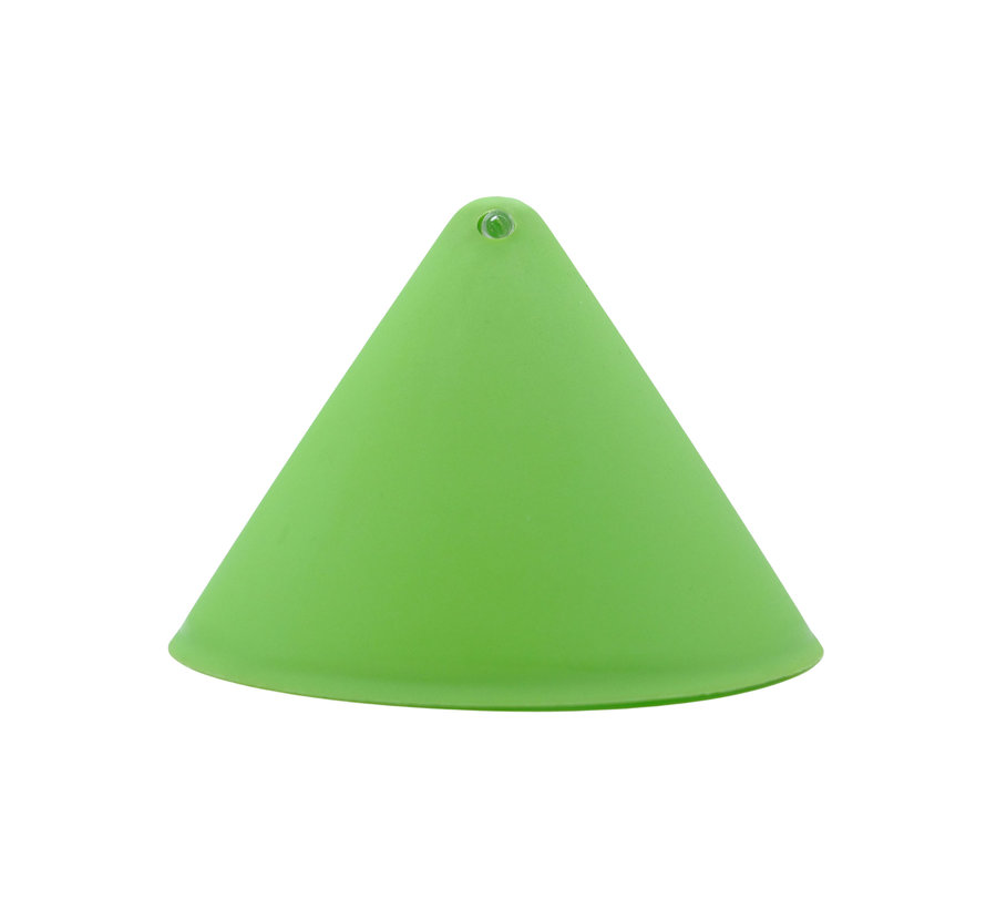 Ceiling rose plastic conical 'Axell' - 1 cord - Ø120mm | Light green