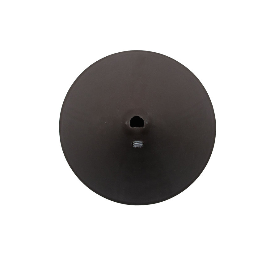 Plafondkap kunststof conisch / kegel 'Axell' - 1 snoer - Ø120mm | Bruin