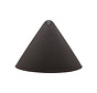 Ceiling rose plastic conical 'Axell' - 1 cord - Ø120mm | Brown