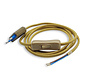 Gold Flat Power cord with switch and plug (2-pole)