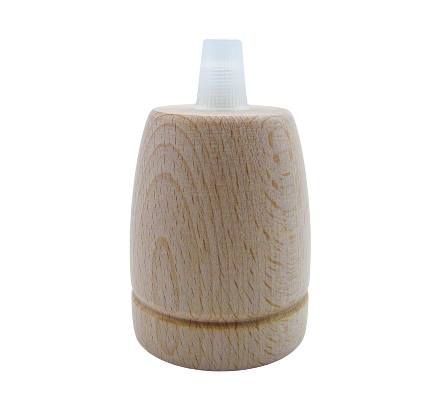 Wooden Lamp Holder 'Woody' Classic E27