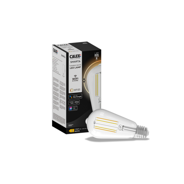 Calex ampoule LED rustique - couleur or - E14