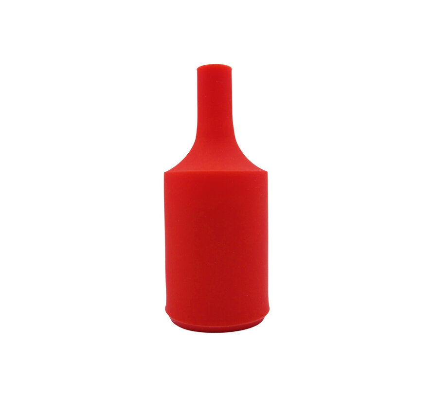 Silicone Lamp Holder Kare Red - E27