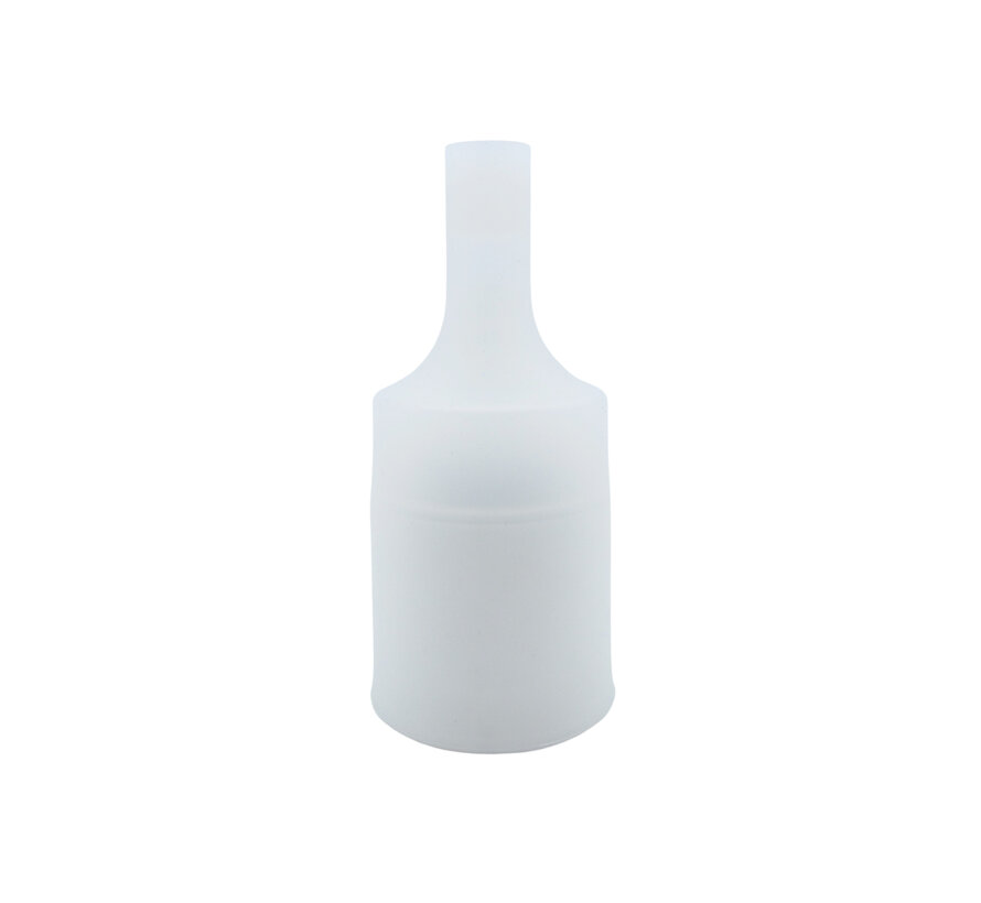 Silicone Lamp Holder Kare Transparent White E27