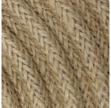 Kynda Light Fabric Cord Jute - Raw Yarn - Braided | 3-pole