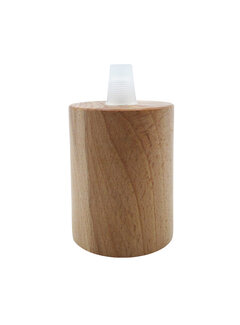 Kynda Light Fitting 'Woody Raw' cilinder Hout