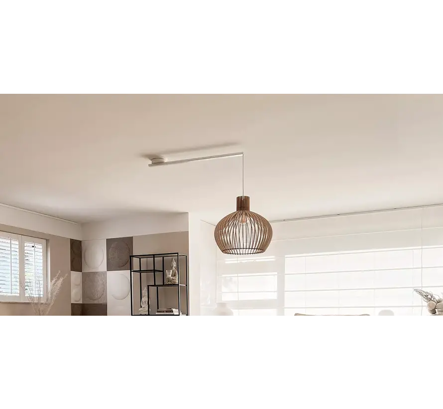 Lightswing Single White | Hanging system 1 lamp