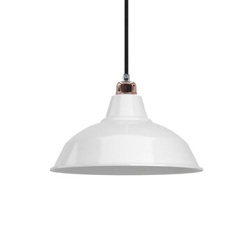 Kynda Light Lampshade Industrial 'Eris' Metal | White