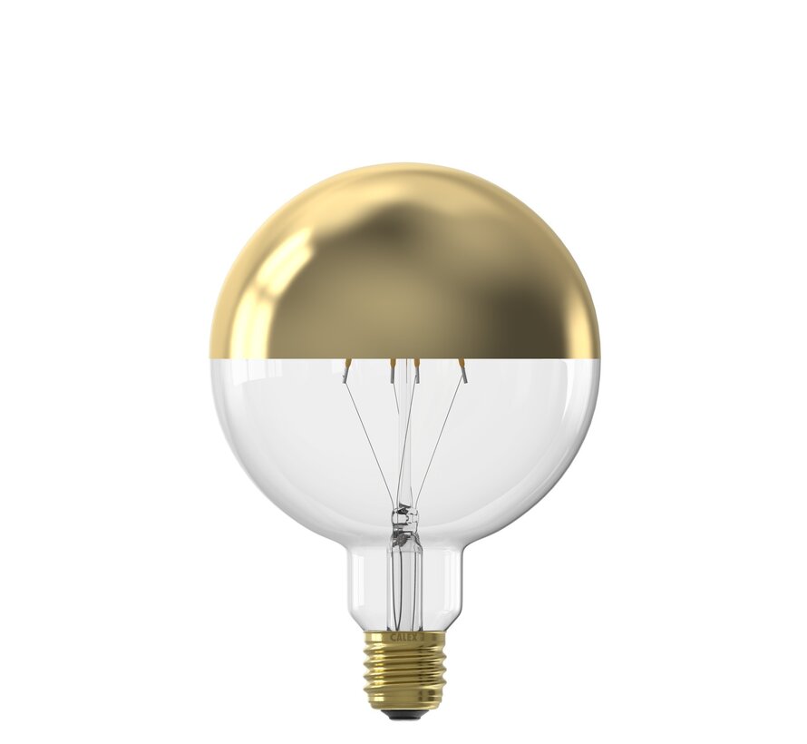 LED Filament Spiegelkopf G125 - Gold - E27 - 200 lumen - 4W - 1800 K - Dimmbar