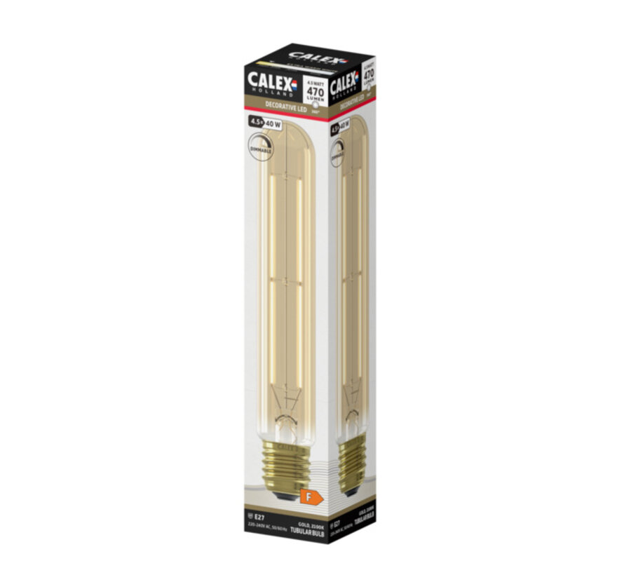 LED-Lampe Gold T32 Tube 4,5W E27