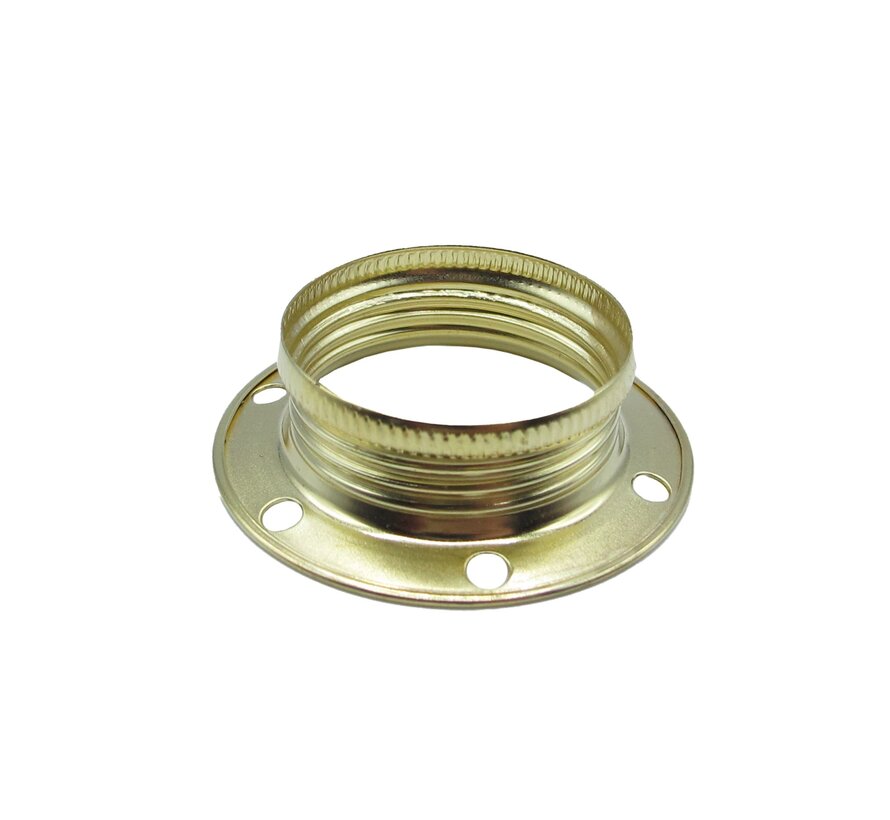 Metal ring E14 for lamp holder with external thread - ⌀42,5mm | Gold