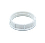 Kunststof ring E14 voor fitting met buitendraad - ⌀34mm - Wit