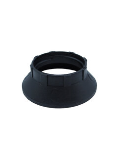 Kynda Light Plastic ring E14 for lamp holder with external thread - ⌀44mm - Black