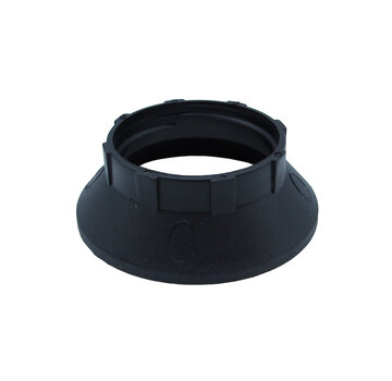 Kynda Light Plastic ring E14 for lamp holder with external thread - ⌀44mm - Black