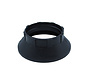 Plastic ring E14 for lamp holder with external thread - ⌀44mm - Black