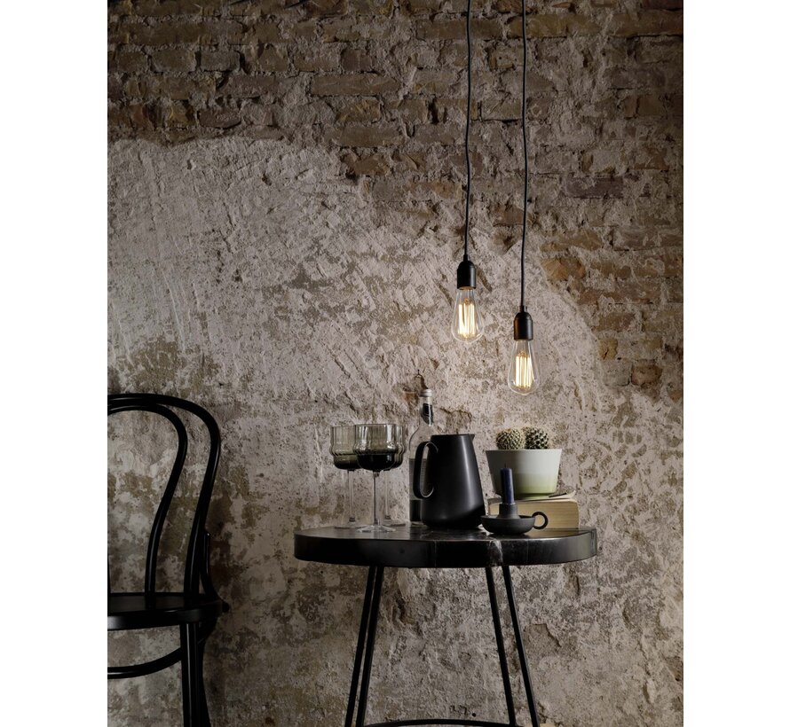 Rustiek ST64 Helder Straight LED-filament 220-240V 4.5W 470lm 2700K E27 Dimbaar met LED dimmer