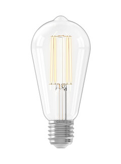Calex LED-Lampe ST64 Eichhörnchenkäfig E27 | Klar (470 lumen - 2700K)
