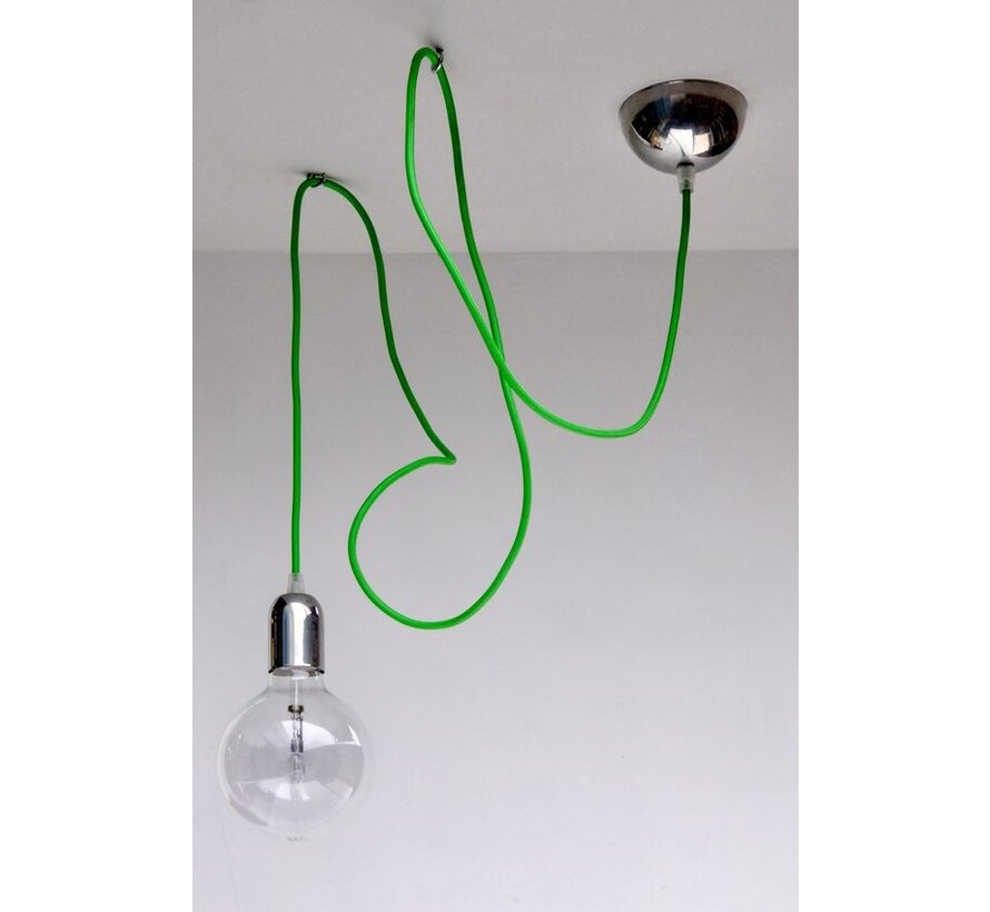 Fabric Cord Green - round, solid
