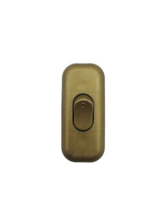 Kynda Light Cord switch (2-pole - with extra Terminal block) | Gold