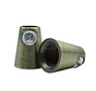 Strain relief conical with inner thread - Metal cable wire cord grip - M10x1  | Antique Bronze
