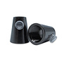 Strain relief conical with inner thread - Metal cable wire cord grip - M10x1  | Dark Grey