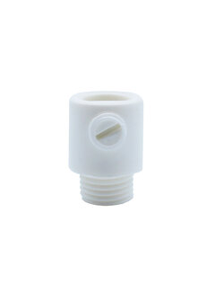 Kynda Light Trekontlaster kunststof - uitwendig schroefdraad - 7 mm | Wit