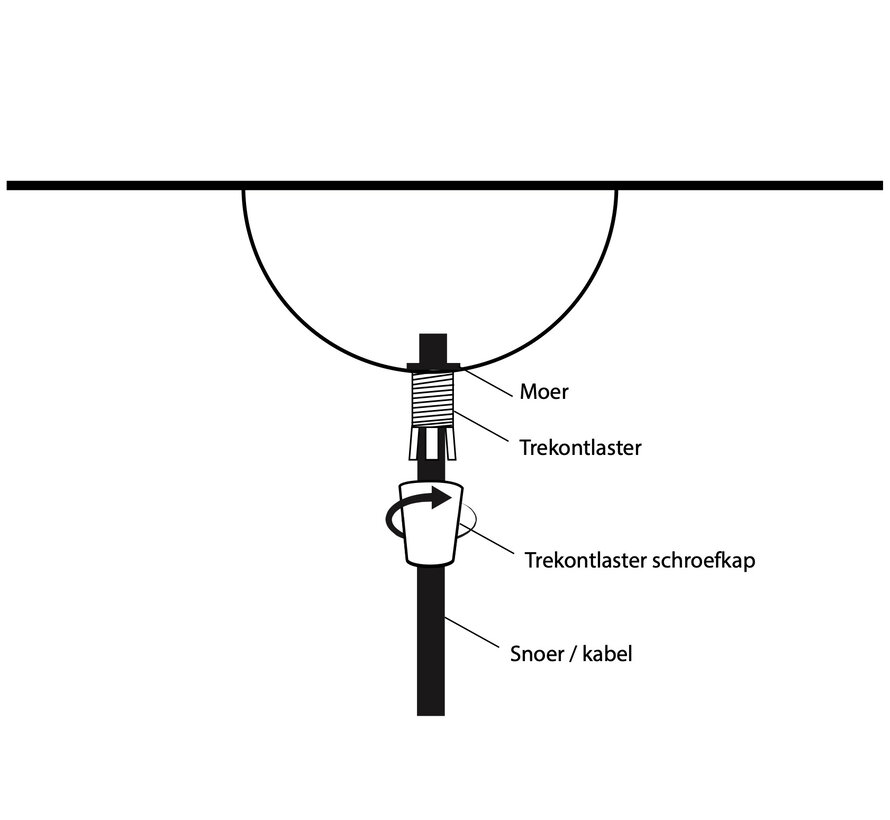 Deckenbaldachin 'Hemming' Halbkugel Metall Kupfer halbkugel - 1 Loch