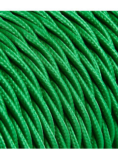 Kynda Light Fabric Cord Green - twisted, solid