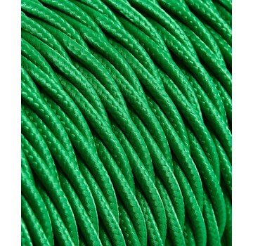 Kynda Light Fabric Cord Green - twisted, solid