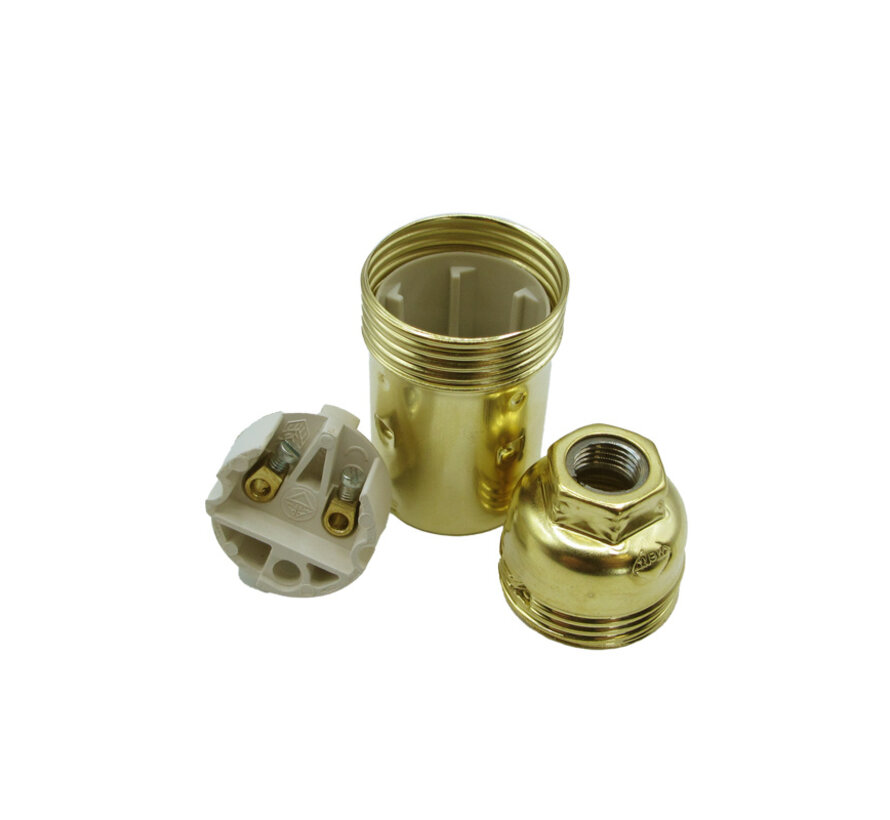 E14 fitting metaal  (niet-geaard) | Goud