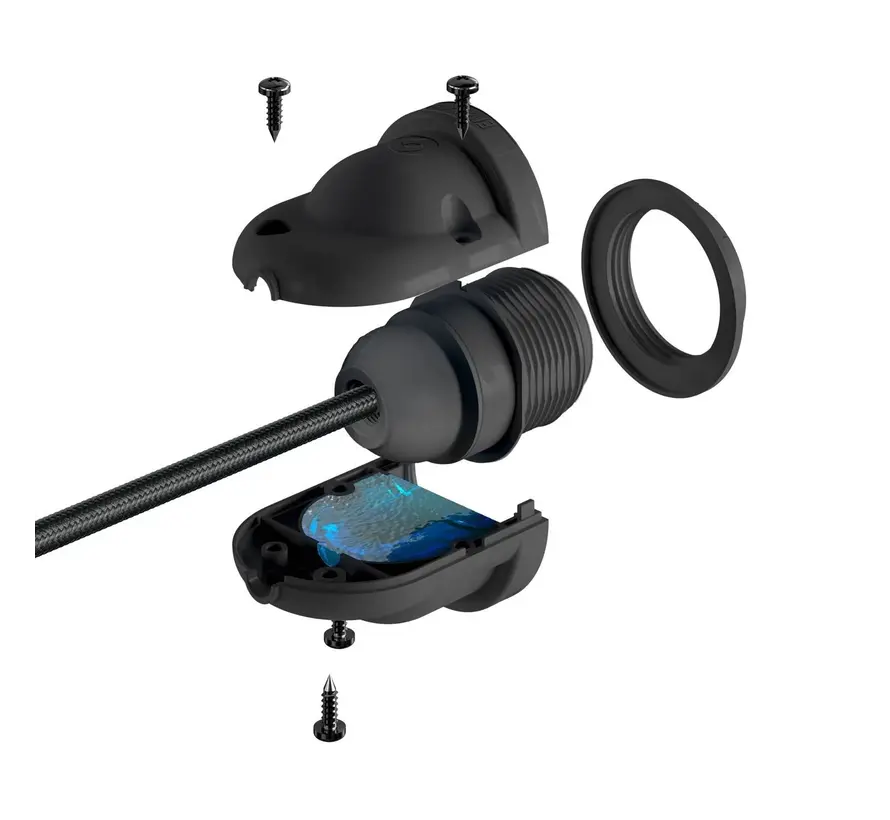 EIVA OUTDOOR - ELEGANT Wiederverbindbares Armaturenset | Schwarz