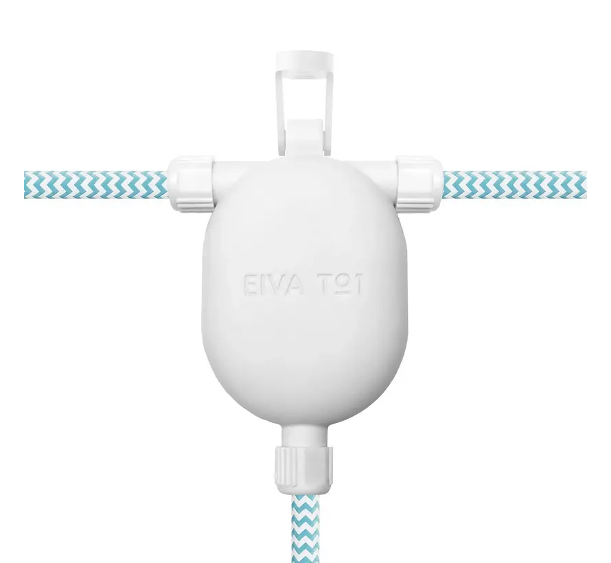 EIVA OUTDOOR 3-way snap-in joint for outdoor use (IP65) | White
