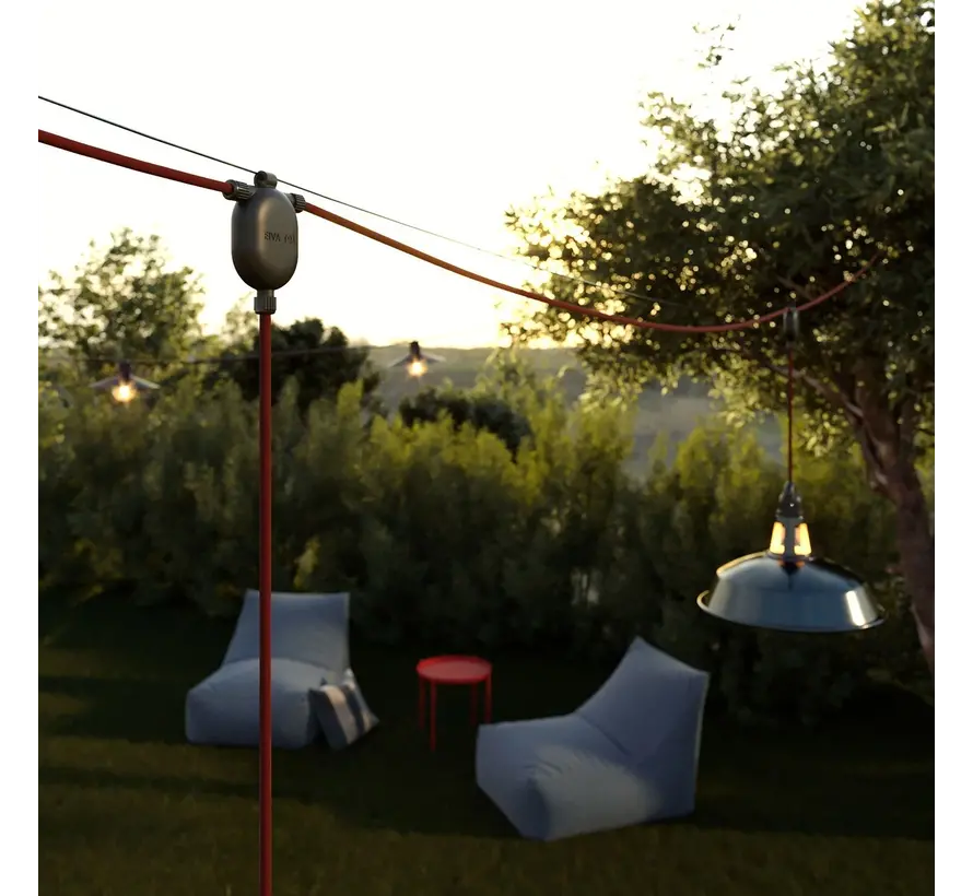 EIVA OUTDOOR 3-way snap-in joint for outdoor use (IP65) | Black
