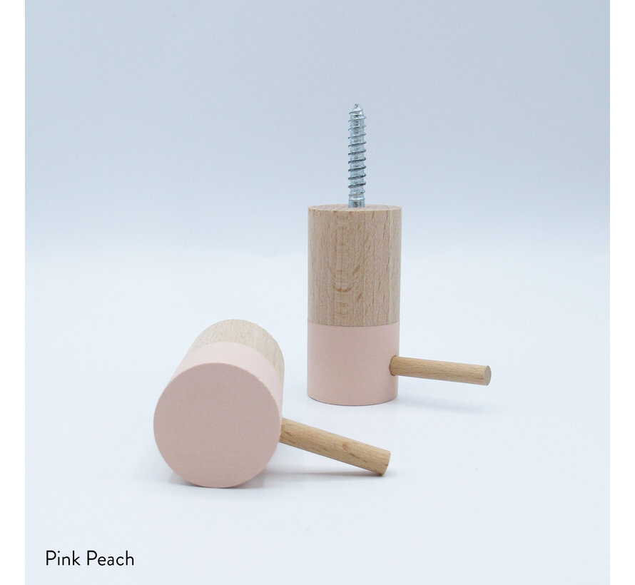 Dippiestickies Wall Hooks (with a stickie) | Coat hook or wall decoration | set of 3 colours