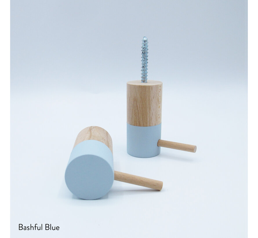 Dippiestickies Wall Hooks (with a stickie) | Coat hook or wall decoration | set of 3 colours
