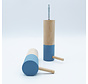 Dippiestick Wall Hooks | Coat hook or wall decoration | Blurry Blue | 10 cm long - diameter 3 cm
