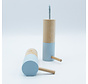 Dippiestick Wall Hooks | Coat hook or wall decoration | Bashful Blue | 10 cm long - diameter 3 cm