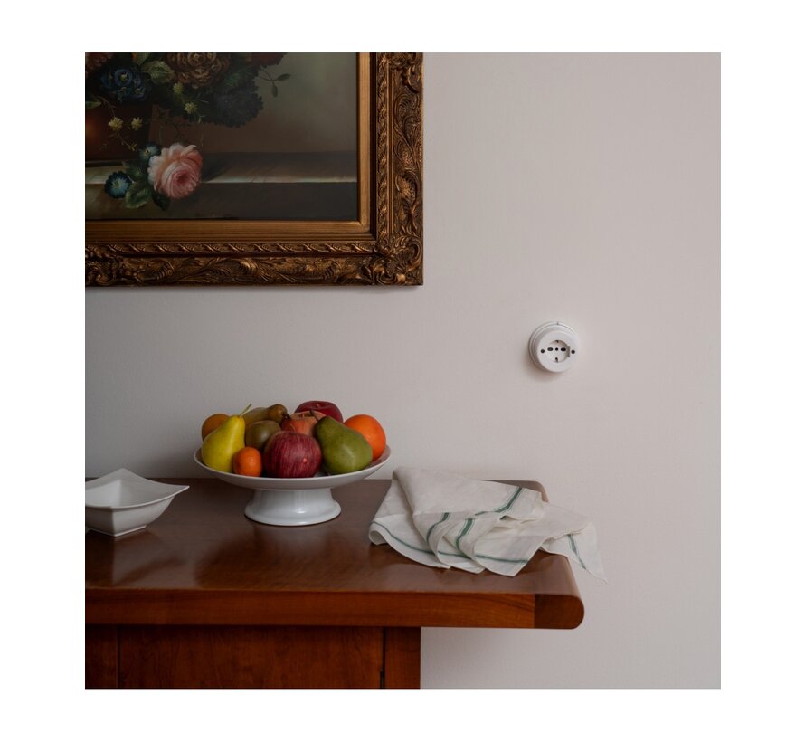 Porcelain universal socket | P40 10/16A 2P+T  | White (glossy)