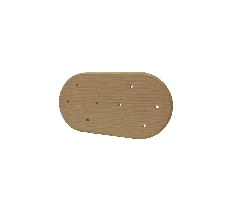 Double base for porcelain switchgear | Wood (natural)