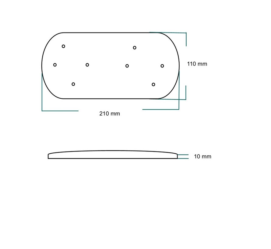 Double base for porcelain switchgear | Wood (natural)