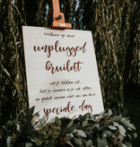 Welkomstbord Unplugged Wedding