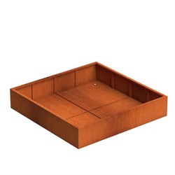 Plantenbak Cortenstaal 200x200x40 cm