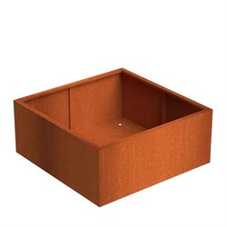 Plantenbak Cortenstaal 140x140x80 cm
