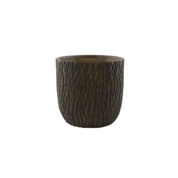 Plantenbak Fiberclay 51x51x50 cm Boomschorsmotief