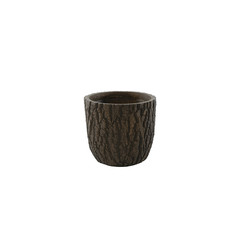 Plantenbak Fiberclay 28x28x27 cm Boomschorsmotief