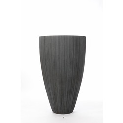 Plantenbak Fiberclay  60 x H 98 cm Grijs