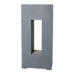 Plantenbak Fiberclay 45x27x96 cm Antraciet