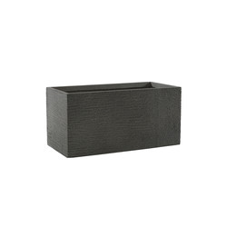 Plantenbak Fiberclay 70x34x34 cm Grijs