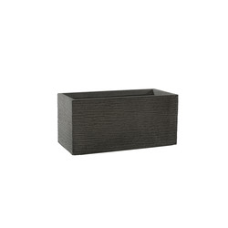 Plantenbak Fiberclay 60x28x28 cm Grijs