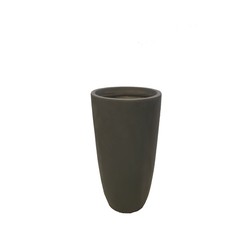 Plantenbak Fiberclay 32x32x62 cm Antraciet